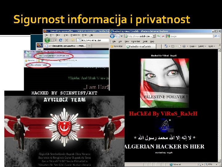 Sigurnost informacija i privatnost 