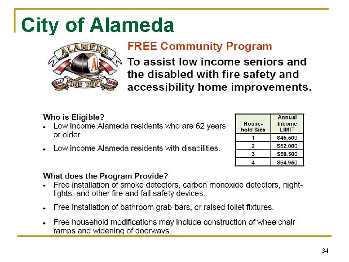 City of Alameda 34 