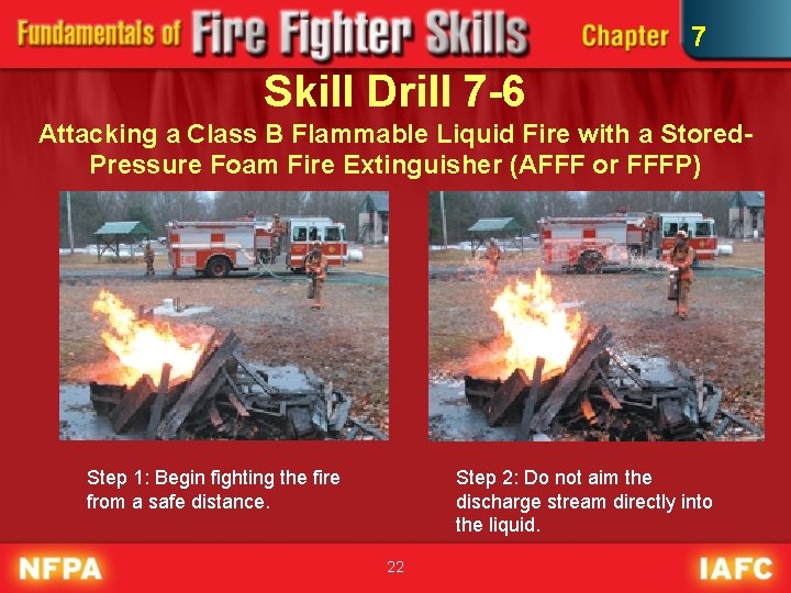 7 Portable Fire Extinguishers Skill Drills 7 Objectives