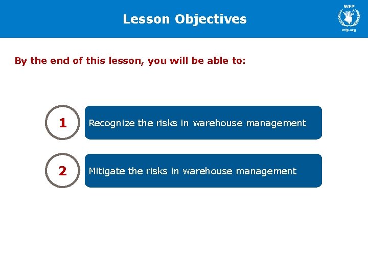 Lesson Objectives By the end of this lesson, you will be able to: 1 Lesson Objectives By the end of this lesson, you will be able to: 1