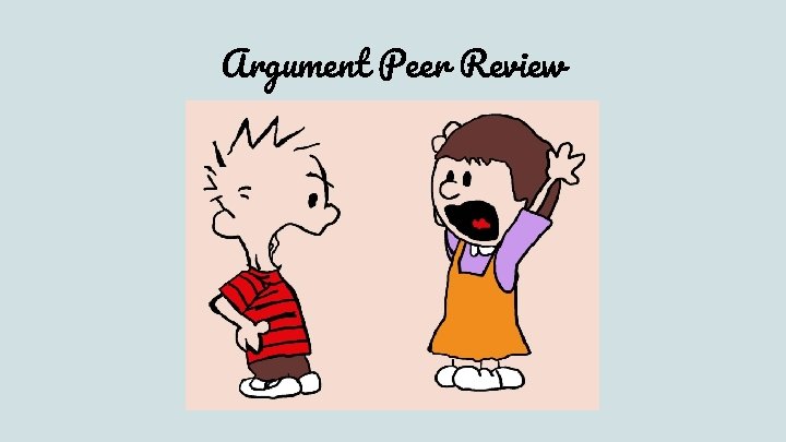 Argument Peer Review 