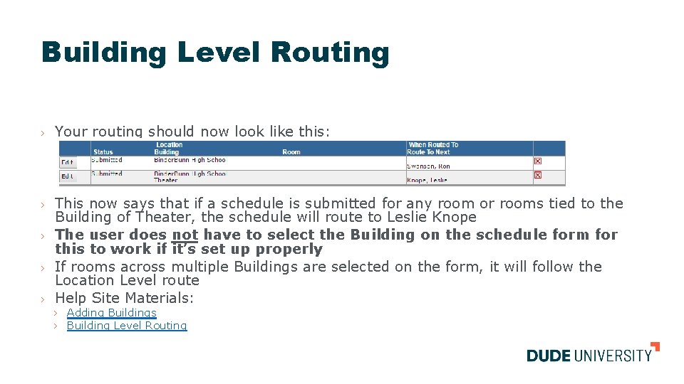 Building Level Routing › Your routing should now look like this: › This now