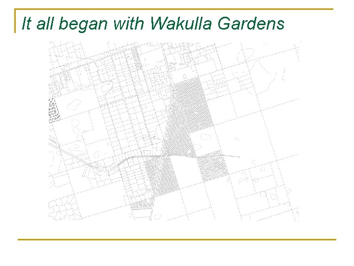 It all began with Wakulla Gardens 