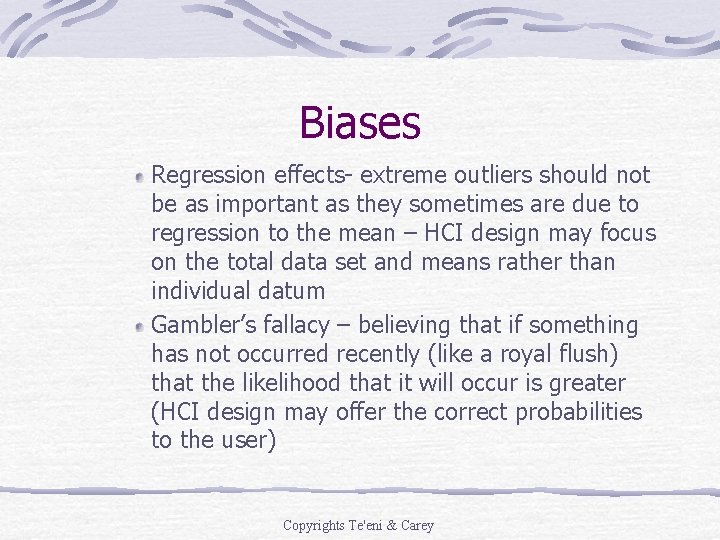 Biases Regression effects- extreme outliers should not be as important as they sometimes are Biases Regression effects- extreme outliers should not be as important as they sometimes are