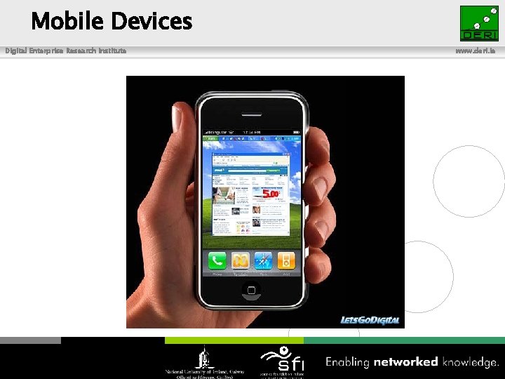 Mobile Devices Digital Enterprise Research Institute 60 www. deri. ie 