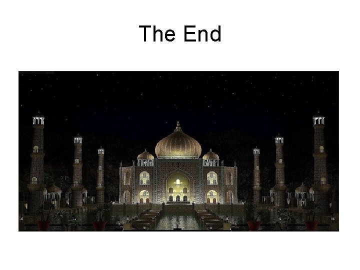 The End 