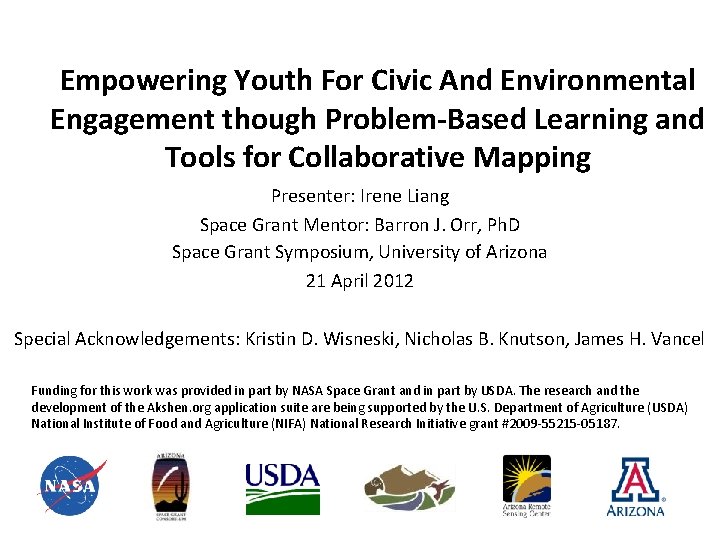 Empowering Youth For Civic And Environmental Engagement though Problem-Based Learning and Tools for Collaborative