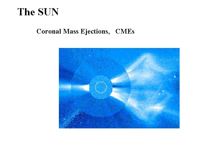 The SUN Coronal Mass Ejections, CMEs 