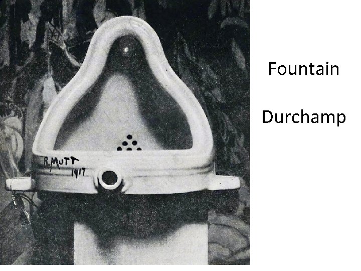 Fountain Durchamp Fountain Durchamp
