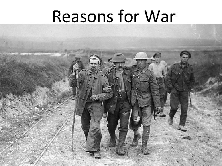 Reasons for War Reasons for War