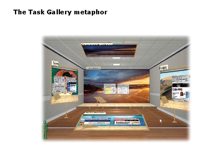 The Task Gallery metaphor 