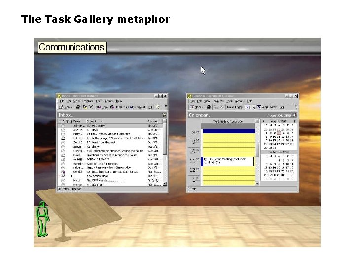 The Task Gallery metaphor 