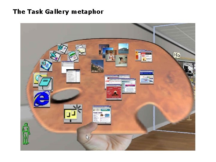 The Task Gallery metaphor 