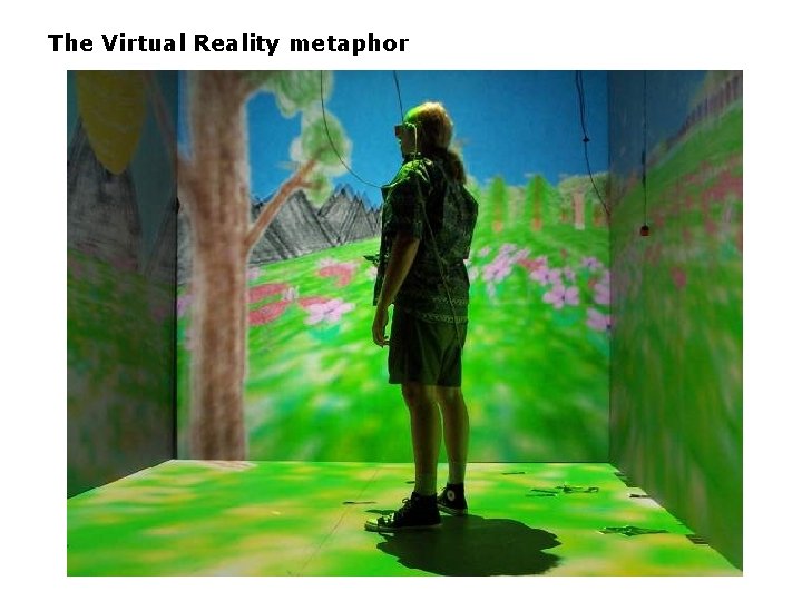 The Virtual Reality metaphor 
