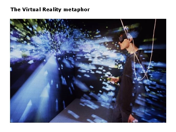 The Virtual Reality metaphor 