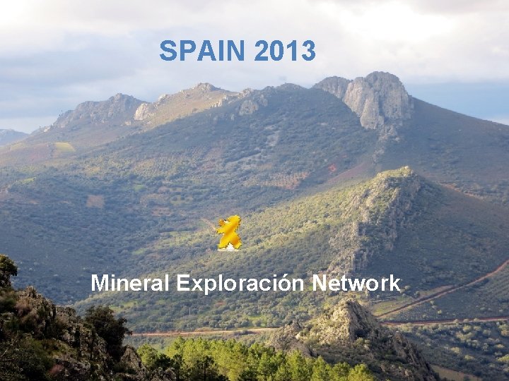 SPAIN 2013 Mineral Exploración Network 