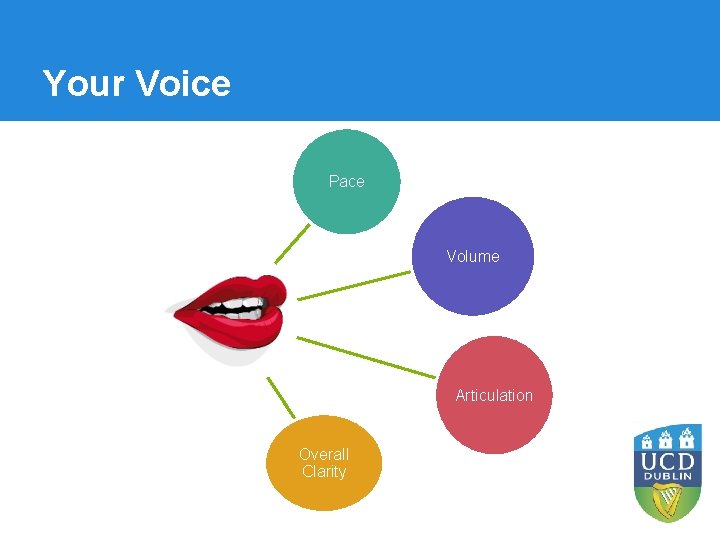 Your Voice Pace Volume Articulation Overall Clarity 