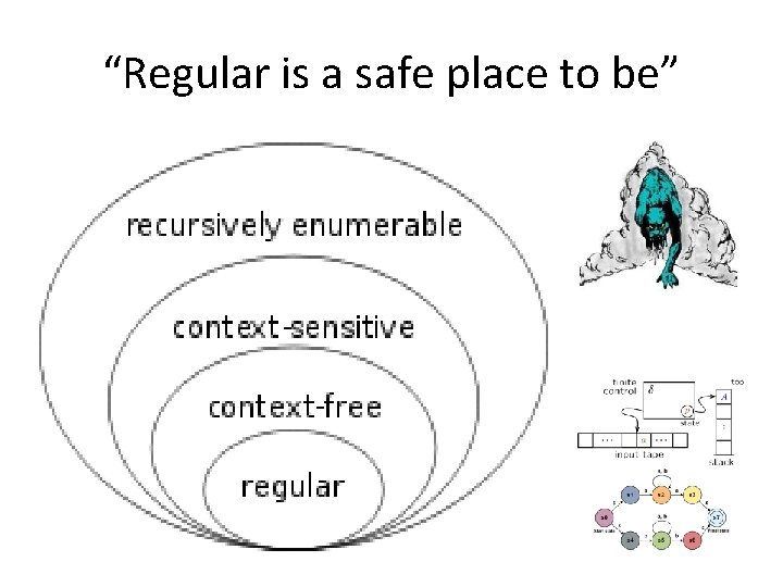 “Regular is a safe place to be” 