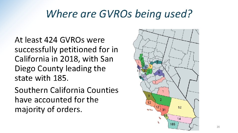 Where are GVROs being used? At least 424 GVROs were successfully petitioned for in