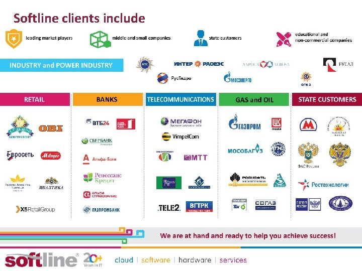 Softline clients include 