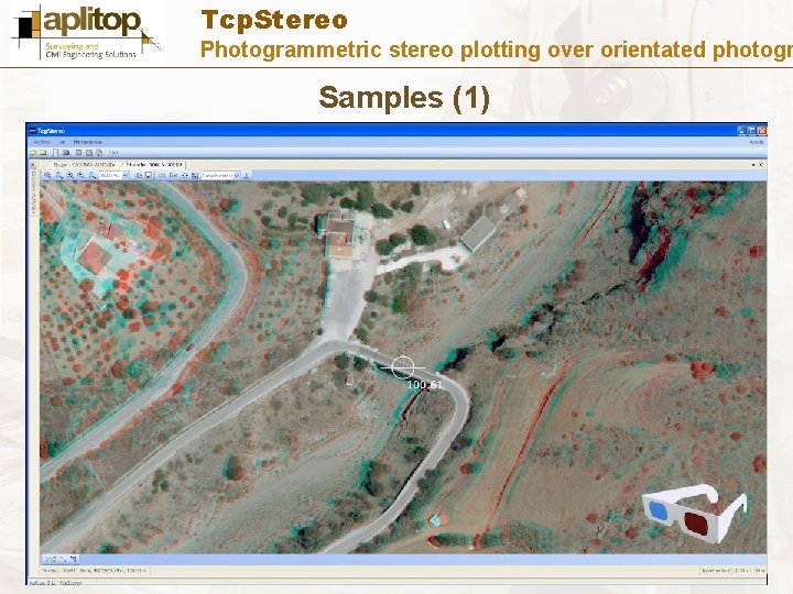 Tcp. Stereo Photogrammetric stereo plotting over orientated photogr Samples (1) 