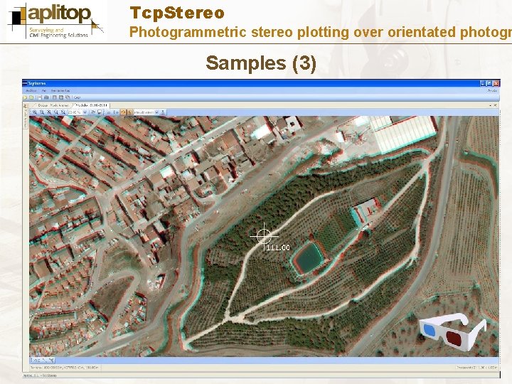 Tcp. Stereo Photogrammetric stereo plotting over orientated photogr Samples (3) 