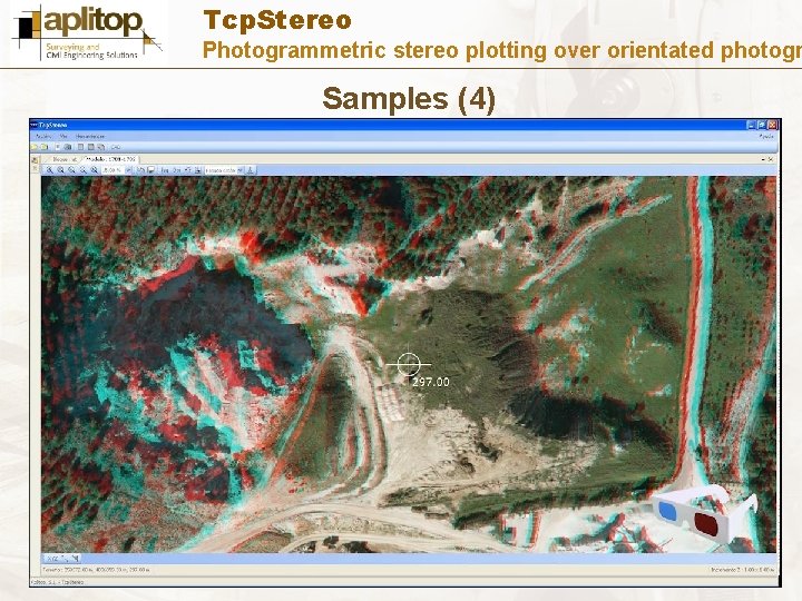 Tcp. Stereo Photogrammetric stereo plotting over orientated photogr Samples (4) 