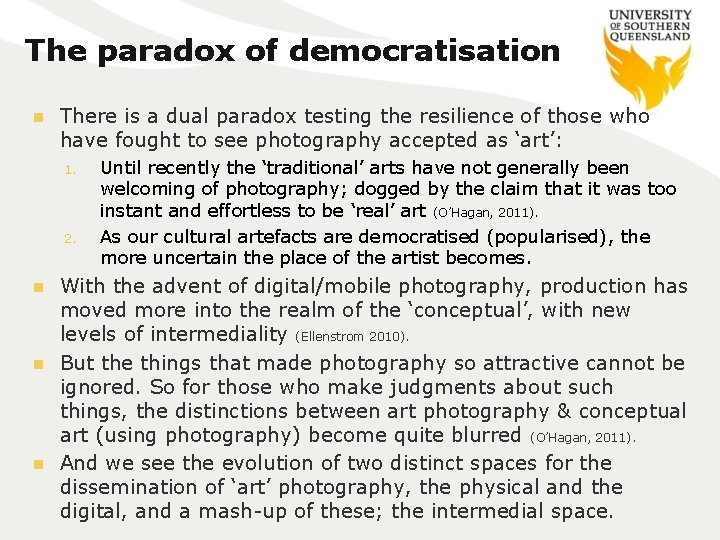 The paradox of democratisation n There is a dual paradox testing the resilience of