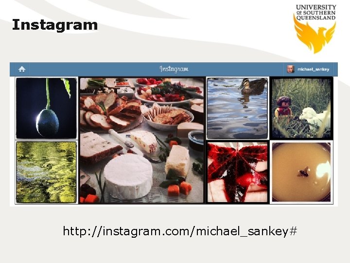 Instagram http: //instagram. com/michael_sankey# 