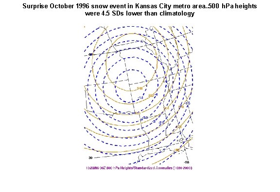 Surprise October 1996 snow event in Kansas City metro area. . 500 h. Pa Surprise October 1996 snow event in Kansas City metro area. . 500 h. Pa