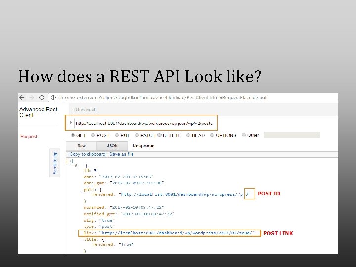 How does a REST API Look like? 