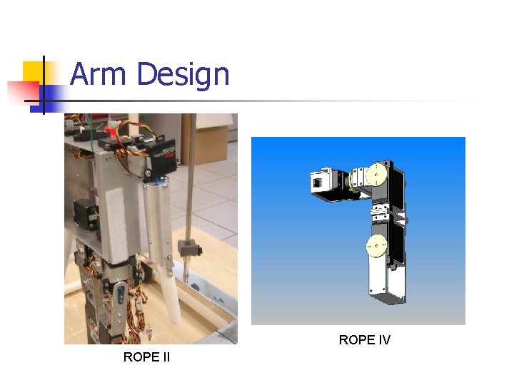Arm Design ROPE IV ROPE II 