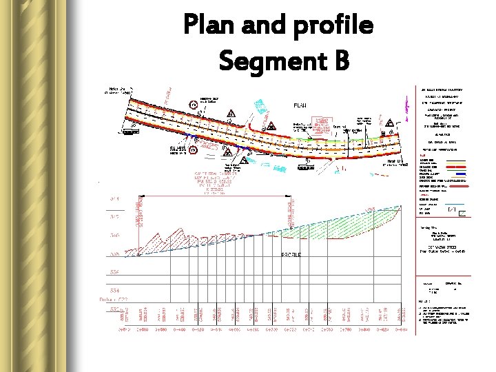 Plan and profile Segment B 