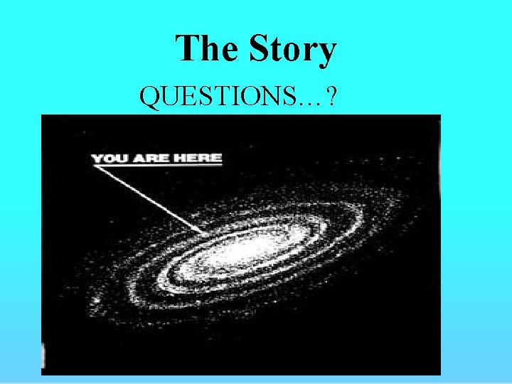 The Story QUESTIONS…? 