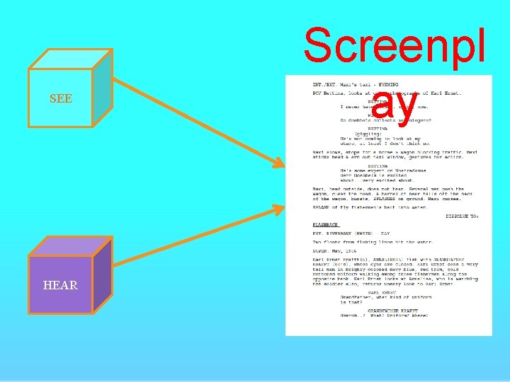 SEE HEAR Screenpl ay 