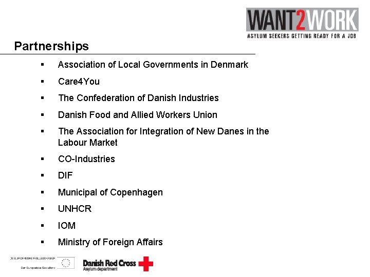 Partnerships § Association of Local Governments in Denmark § Care 4 You § The
