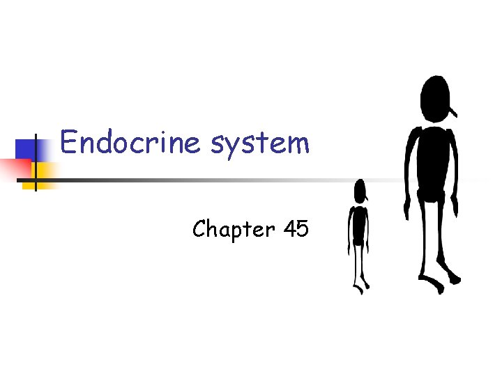 Endocrine system Chapter 45 