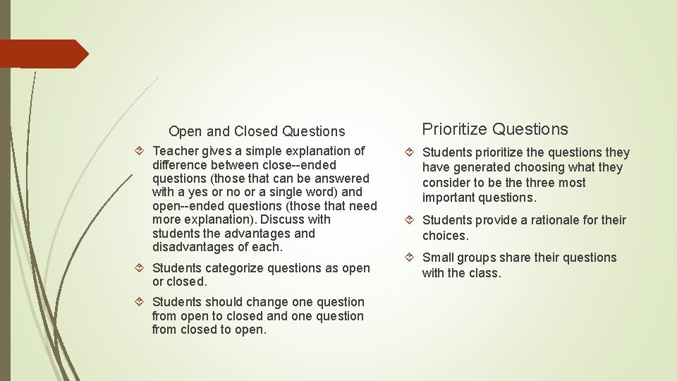 Open and Closed Questions Teacher gives a simple explanation of difference between close ended