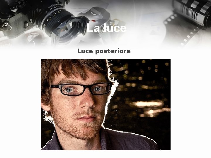 La luce Luce posteriore 