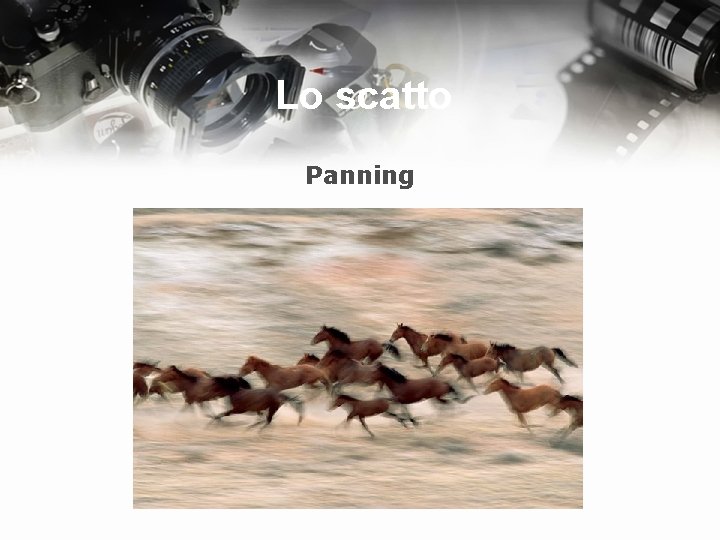 Lo scatto Panning 