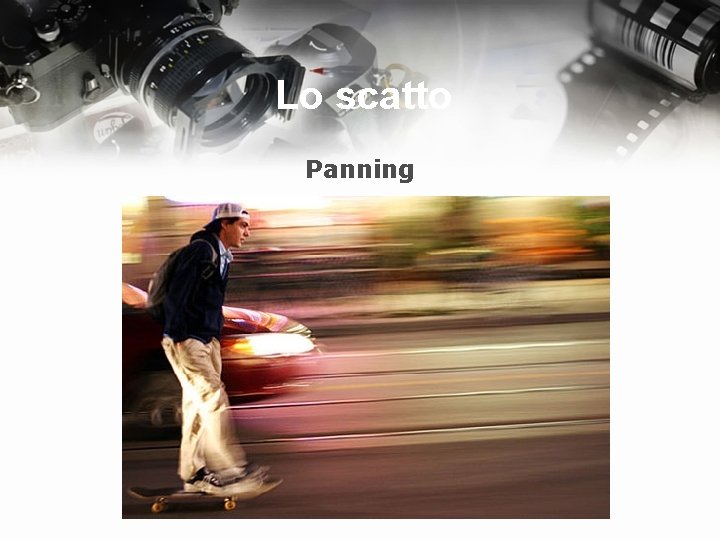 Lo scatto Panning 