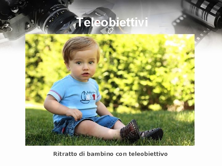 Teleobiettivi Ritratto di bambino con teleobiettivo 