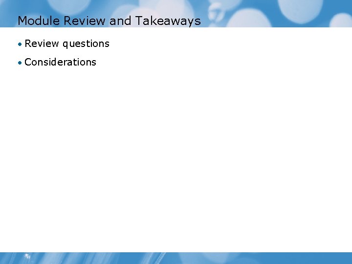 Module 8 Implementing an Active Directory Domain Services