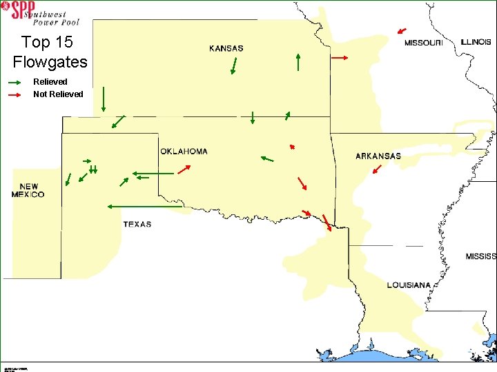Top 15 Flowgates Relieved Not Relieved www. spp. org 18 