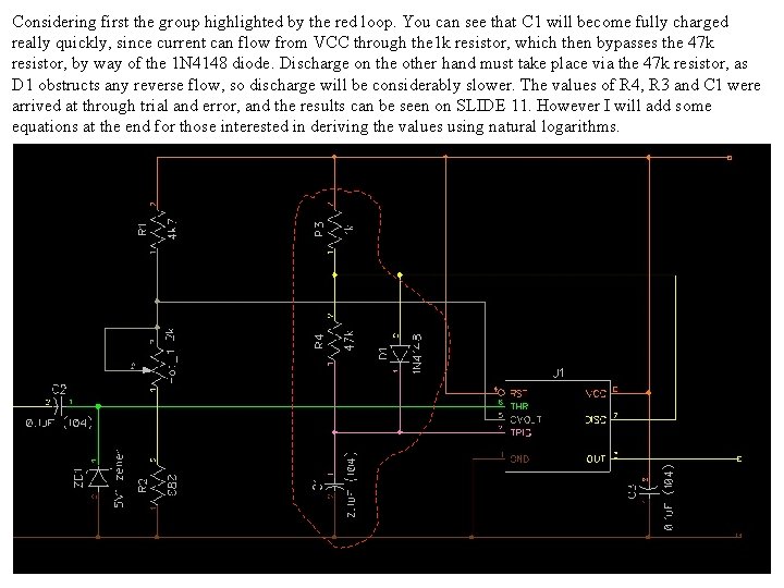 Considering first the group highlighted by the red loop. You can see that C