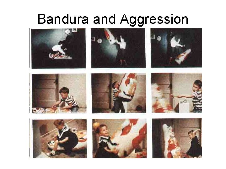 Bandura and Aggression 