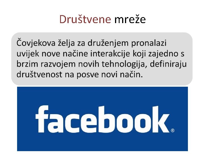 Društvene mreže 