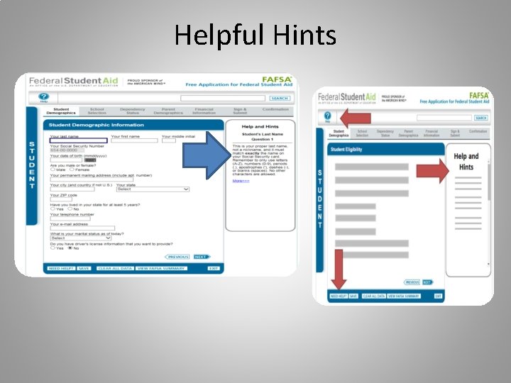 Helpful Hints Helpful Hints