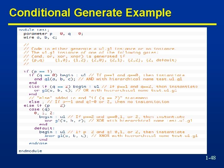 Conditional Generate Example 1 -48 