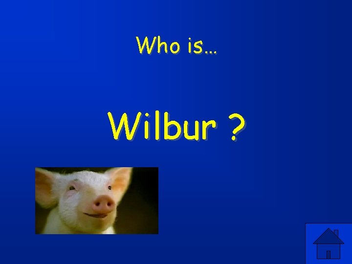 Who is… Wilbur ? 